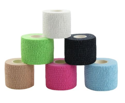 Elastic Cotton Cohesive Bandage Tear Able Stretch Tape Sport
