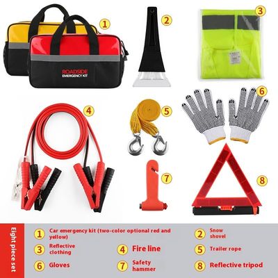 Multi-functional Emergency Tool Kit with 35*13*20 cm Size and 3 Years Warranty for Auto First Aid