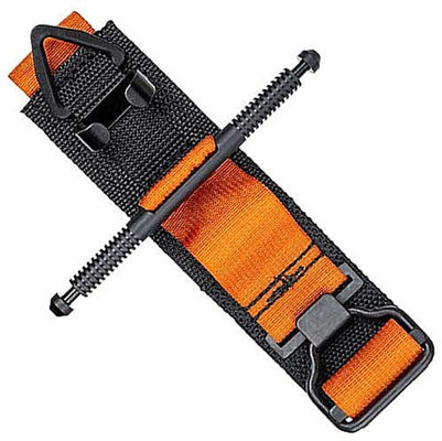 สายรัดทางการแพทย์ฉุกเฉินทหาร Emt เข็มกลัดโลหะ Band Holder Tactical Cuff Alloy Pouch Black 95cm