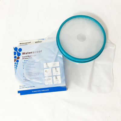 PVC กันน้ำ Cast Wound Protector เท้าขาแผลฝักบัวอาบน้ำอุปกรณ์การแพทย์