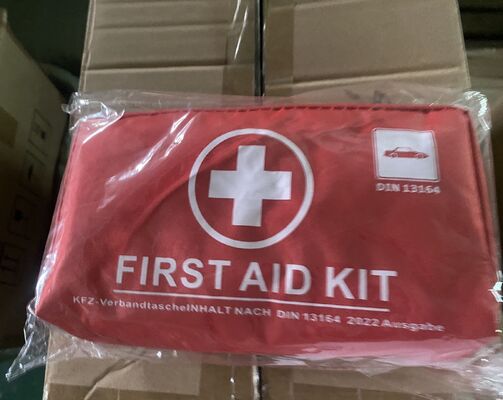 Portable DIN13164 Standard Vehicle First Aid Kit Car Survival Kit