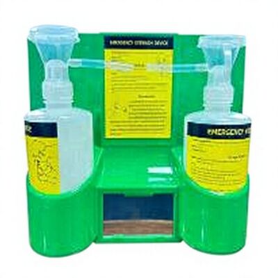 Eye wash  station  with 2
empty bottle